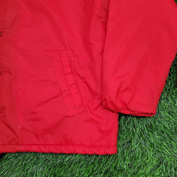 Vintage 80s MOD Coach Jacket Large 24x27 Windbreaker Lined - Picture 13 of 14